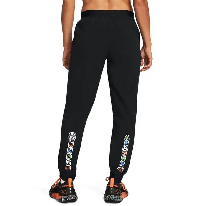 Calça de Corrida Feminina Under Armour Day Of The Dead Sport Woven