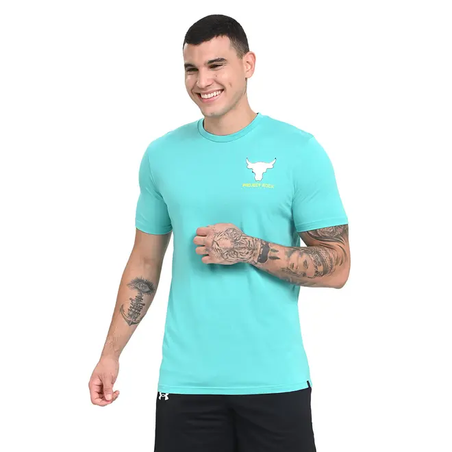 Camiseta de Treino Under Armour Project Rock Brahma Masculina