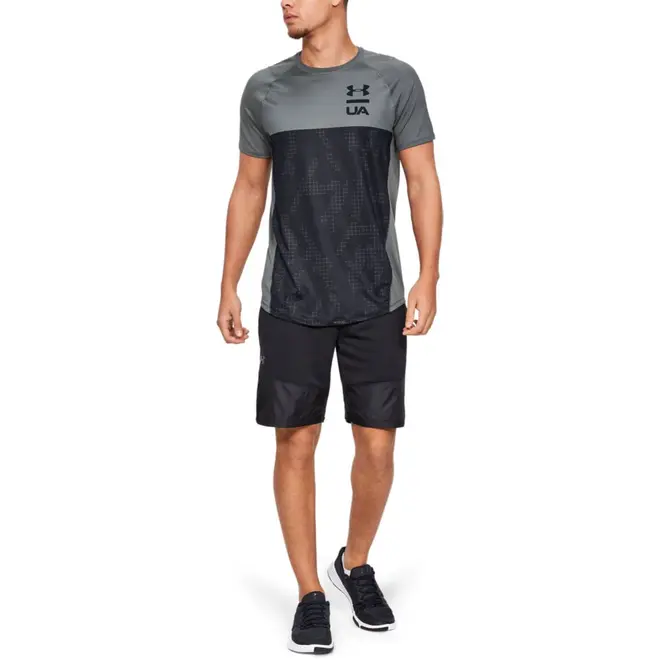 Camiseta de Treino Masculina Under Armour MK1 SS Colorblock