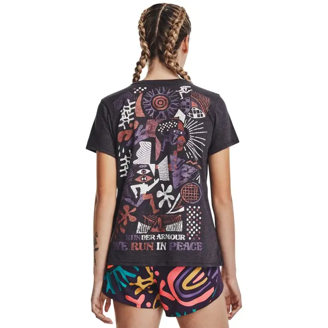 Camiseta de Corrida Feminina Under Armour In Peace SS Tee