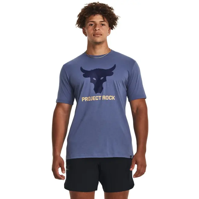 Camiseta de Treino Masculina Under Armour Project Rock Brahma Bull SS