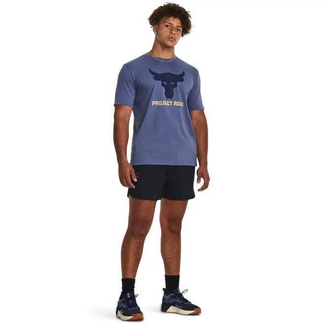 Camiseta de Treino Masculina Under Armour Project Rock Brahma Bull SS