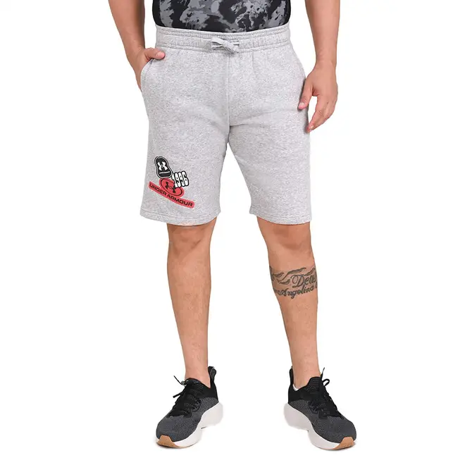 Bermuda de Treino Masculina Under Armour Rival Fleece Graphic ST