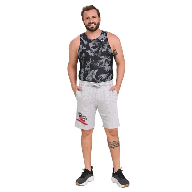 Bermuda de Treino Masculina Under Armour Rival Fleece Graphic ST