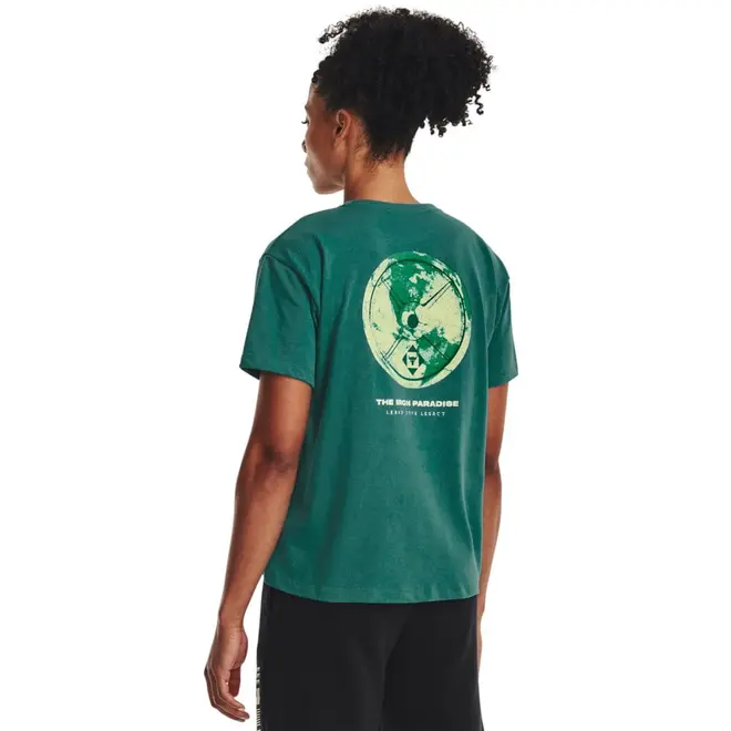 Camiseta de Treino Feminina Under Armour Project Rock Globe