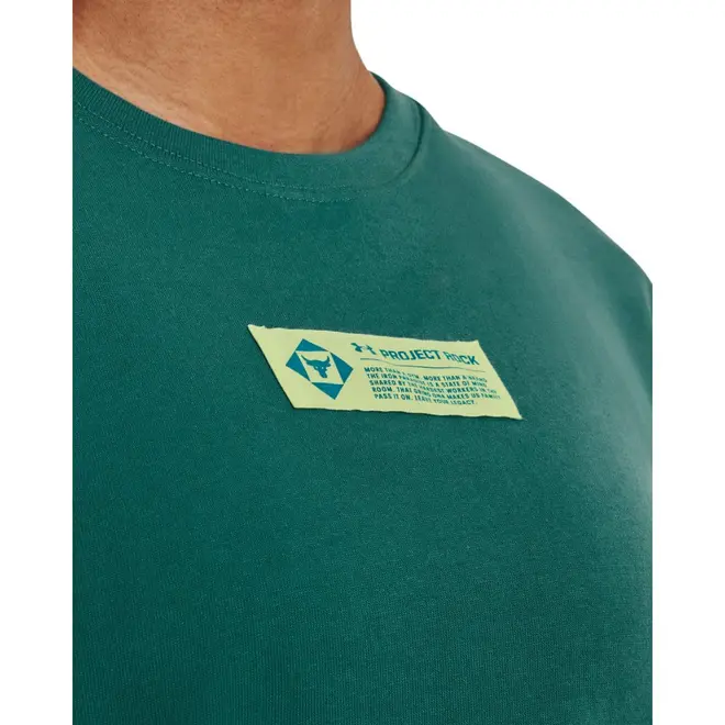 Camiseta de Treino Feminina Under Armour Project Rock Globe