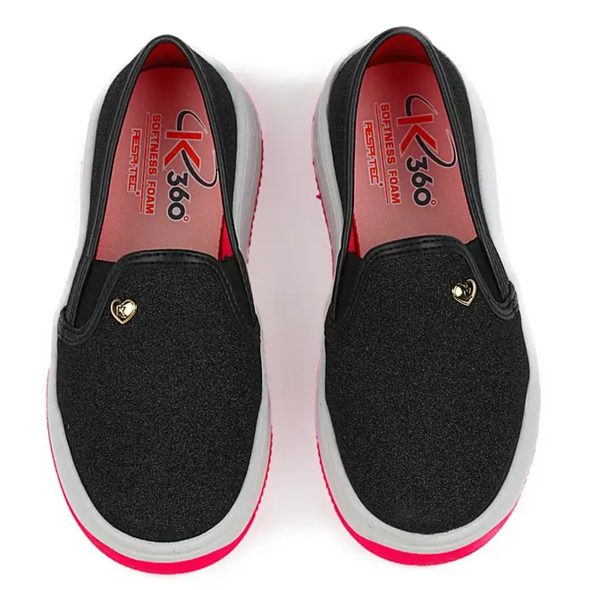 Slip On Infantil Kidy Softy Preto