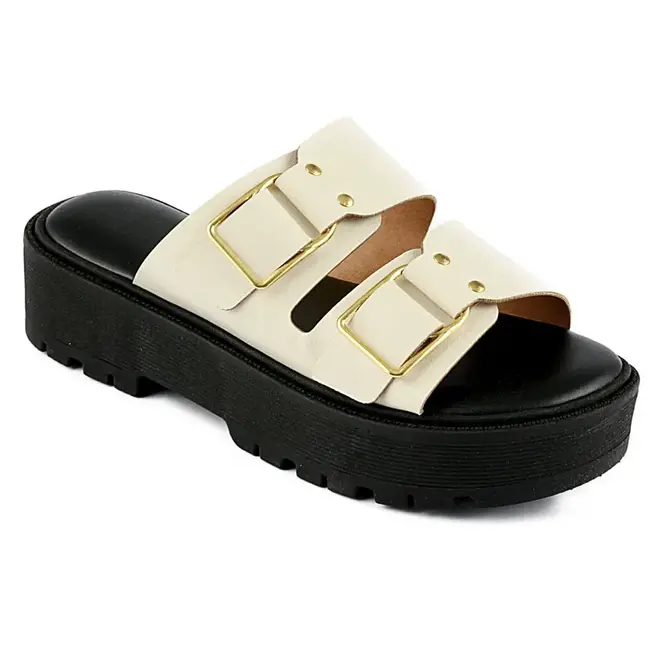 Tamanco Beira Rio Flatform Feminino Branco