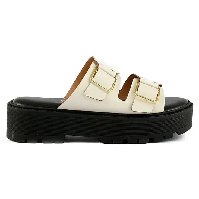 Tamanco Beira Rio Flatform Feminino Branco