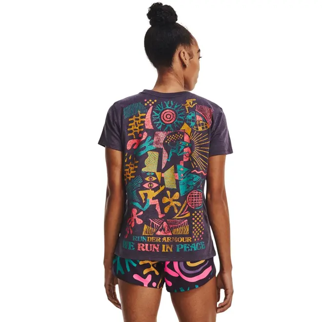 Camiseta de Corrida Feminina Under Armour In Peace SS Tee