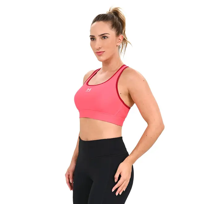 Top de Treino Feminino Under Armour HeatGear Mid Sem Bojo