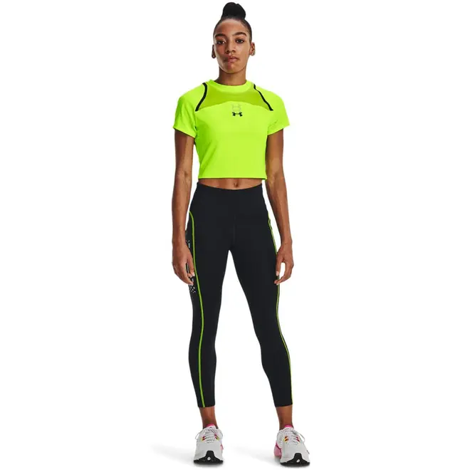 Camiseta de Corrida Feminina Under Armour Anywhere Cropped