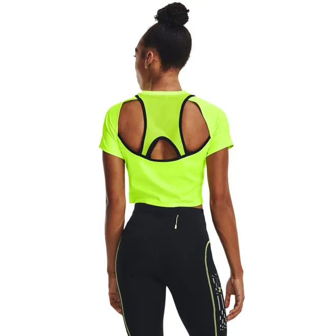 Camiseta de Corrida Feminina Under Armour Anywhere Cropped