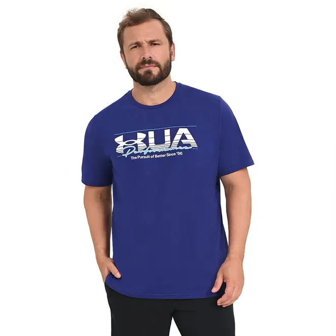 Camiseta de Treino Masculina Under Armour Vintage Script