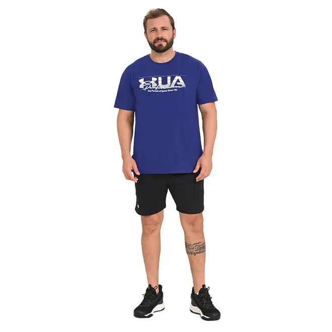 Camiseta de Treino Masculina Under Armour Vintage Script