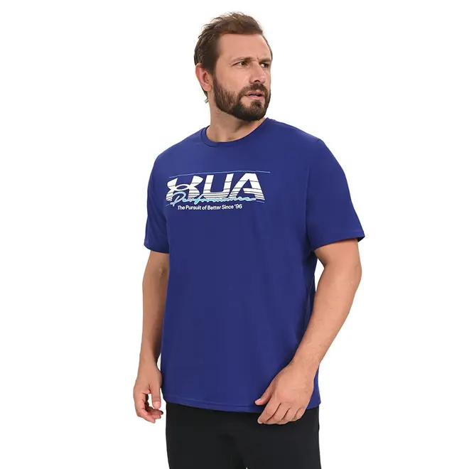 Camiseta de Treino Masculina Under Armour Vintage Script