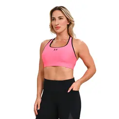 Top de Treino Feminino Under Armour HeatGear Mid Sem Bojo