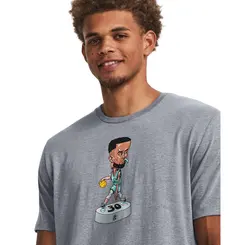 Camiseta de Basquete Masculina Under Armour Curry Bobble Head