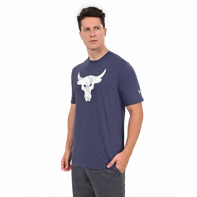Camiseta de Treino Masculina Under Armour Rock Brahma Bull