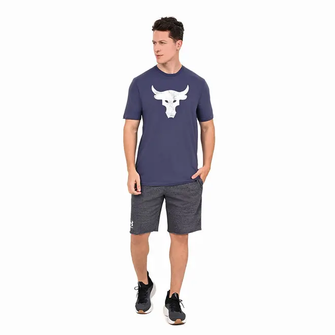 Camiseta de Treino Masculina Under Armour Rock Brahma Bull