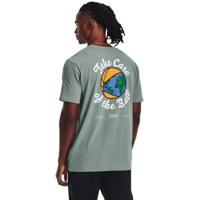 Camiseta de Basquete Masculina Under Armour Curry Recycle SS