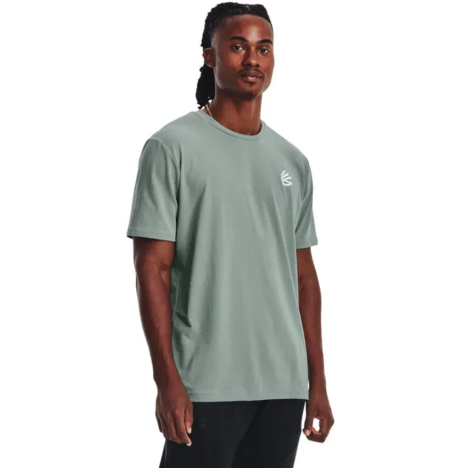 Camiseta de Basquete Masculina Under Armour Curry Recycle SS