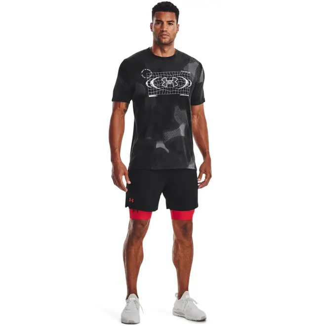 Camiseta de Treino Masculina  Under Armour Fbtl Aop Meta