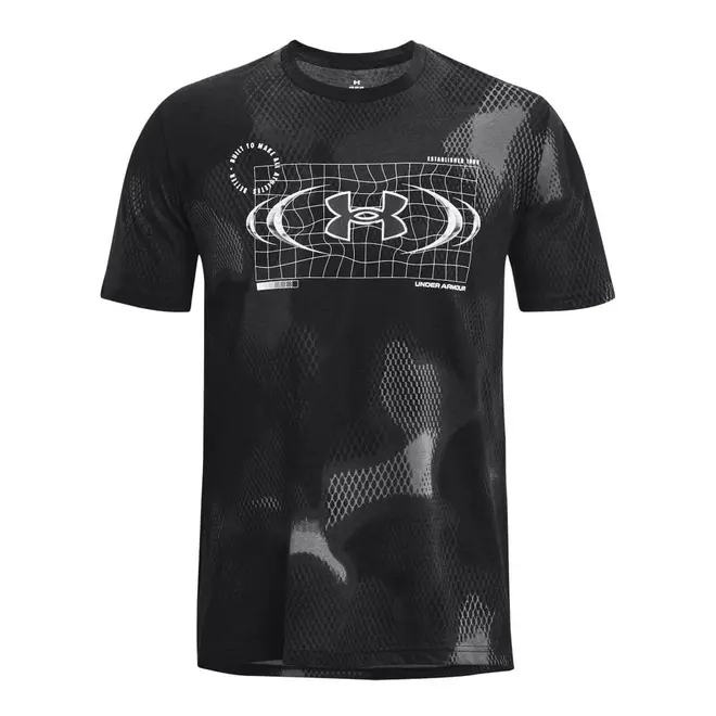Camiseta de Treino Masculina  Under Armour Fbtl Aop Meta
