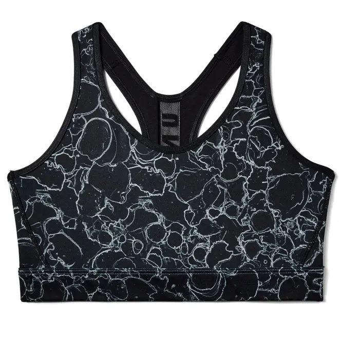 Top Under Armour Mid Mesh Wordmark Bra