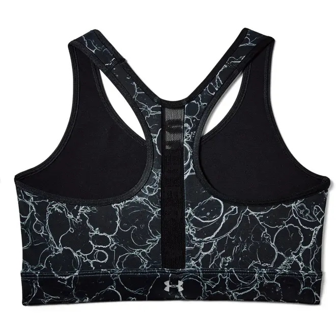 Top Under Armour Mid Mesh Wordmark Bra