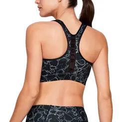 Top Under Armour Mid Mesh Wordmark Bra