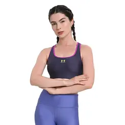 Top de Treino Feminino Under Armour HeatGear Mid Sem Bojo