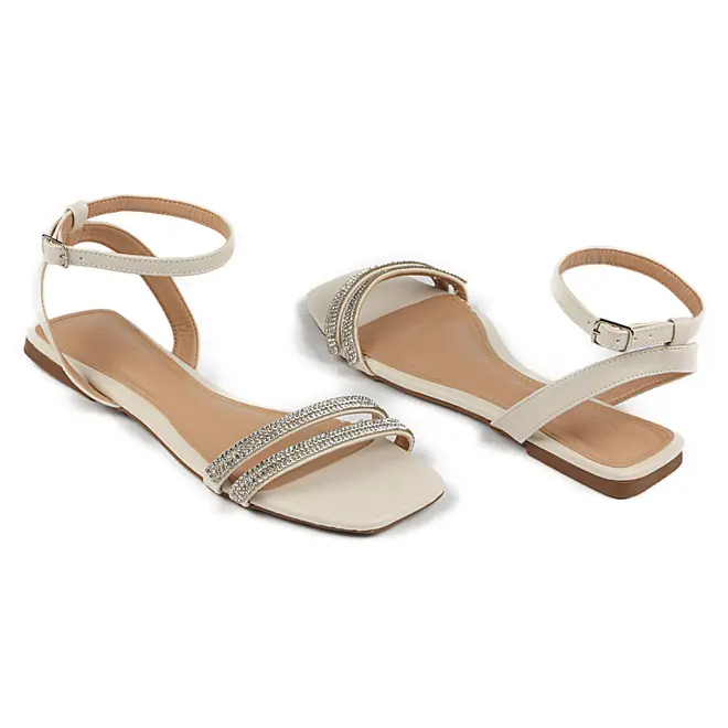Sandália Itapuã Flat Feminino Off White