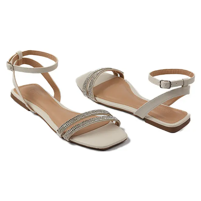 Sandália Itapuã Flat Feminino Off White