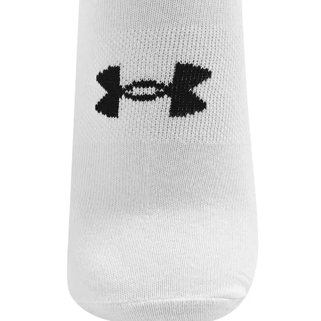 Meia Under Armour Essentials Invisivel - Pacote com 6 pares