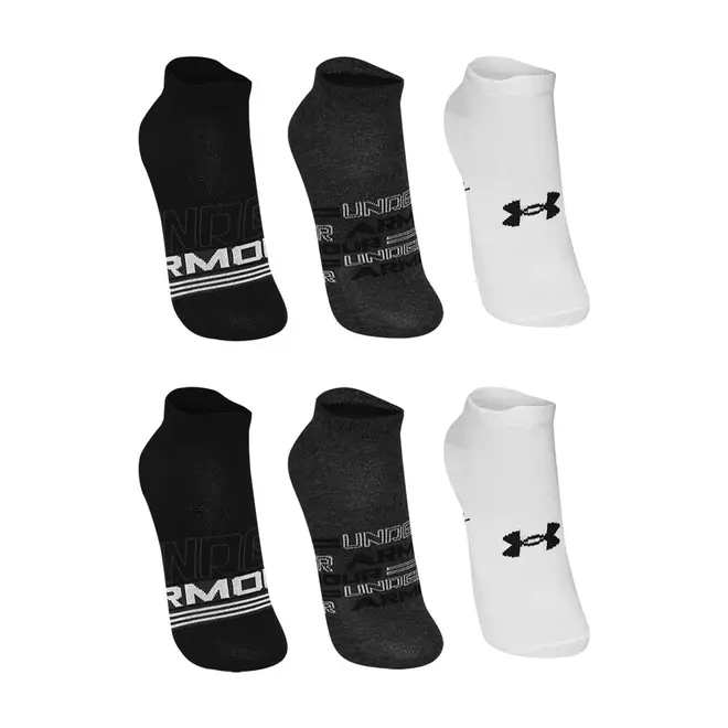 Meia Under Armour Essentials Invisivel - Pacote com 6 pares