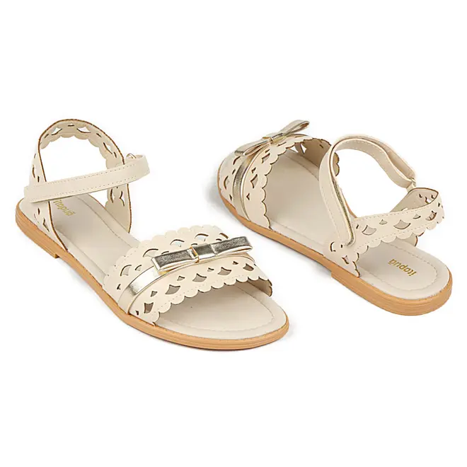 Sandália Infanfil Itapuã Laço Off White