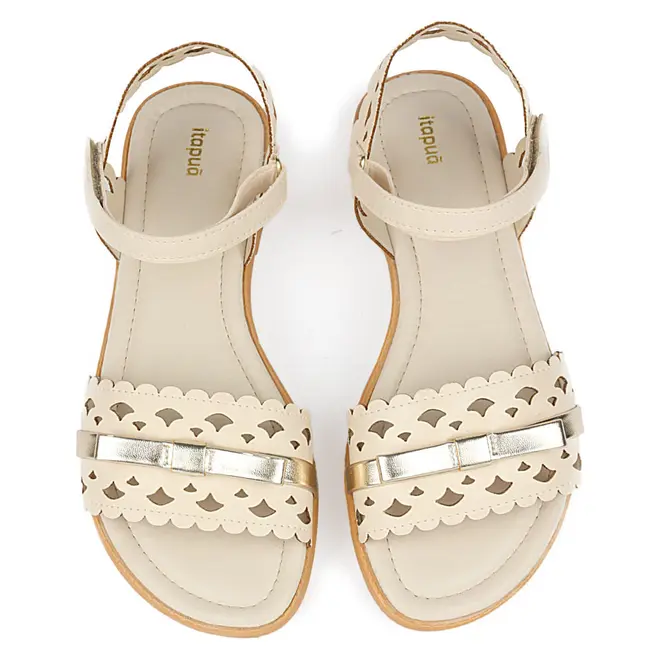 Sandália Infanfil Itapuã Laço Off White