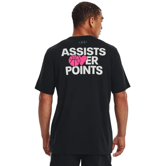 Camiseta de Treino Masculina Under Armour Bball Assists