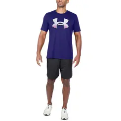 Camiseta de Treino Masculina Under Armour Big Logo 2.0 SS Lam