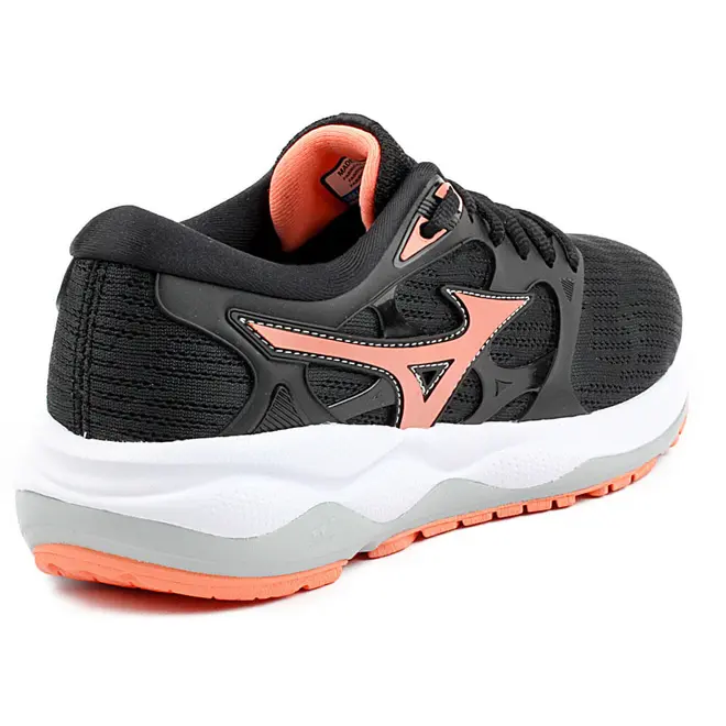Tênis  Mizuno Falcon 3 Preto e Coral Feminino