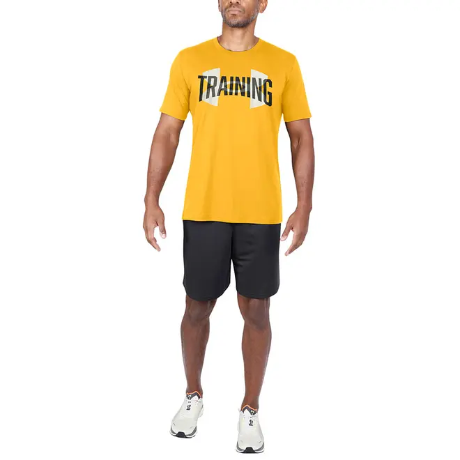 Camiseta de Treino Masculina Under Armour Overlay SS BR
