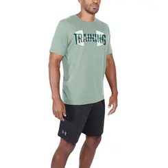 Camiseta de Treino Masculina Under Armour Training Overlay SS