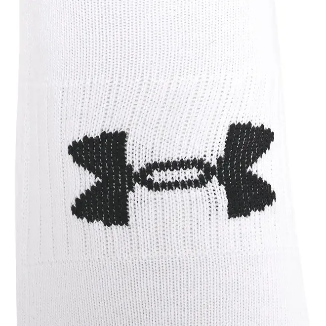 Meia Unissex Under Armour Cotton Invisivel - Pacote com 3 pares