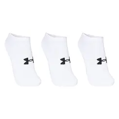 Meia Unissex Under Armour Cotton Invisivel - Pacote com 3 pares