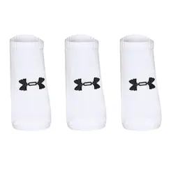 Meia Unissex Under Armour Cotton Invisivel - Pacote com 3 pares