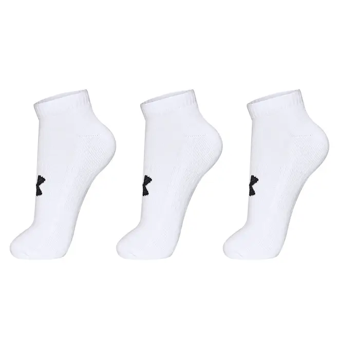 Meia Unissex Under Armour Core Cotton Cano curto - Pacote com 3 pares