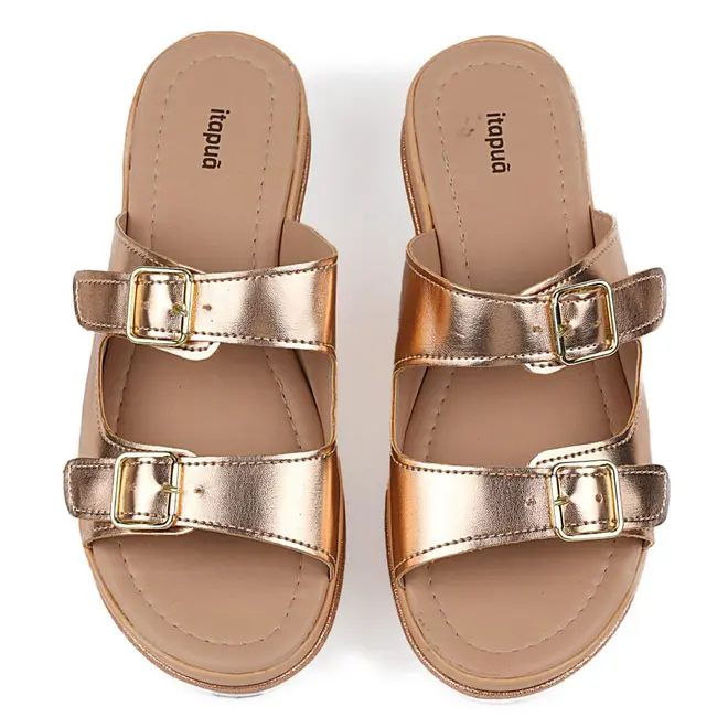 Tamanco Itapuã Flatform Bronze Infantil