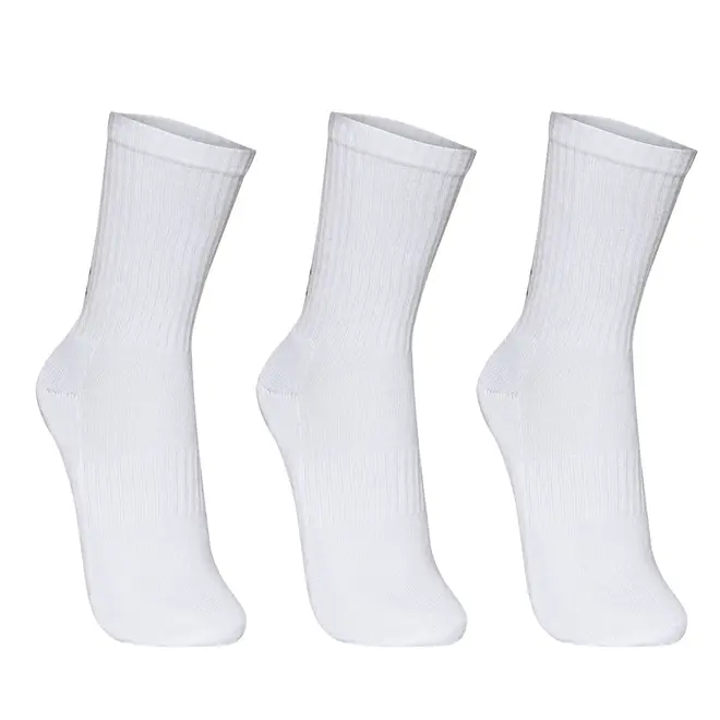 Meia de Treino Unissex Under Armour Core Cotton Cano Alto - Pacote com 3 Pares