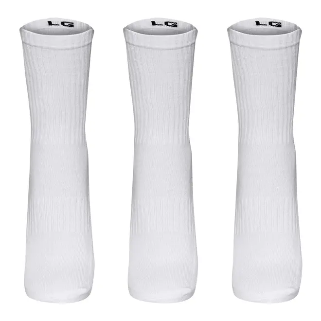 Meia de Treino Unissex Under Armour Core Cotton Cano Alto - Pacote com 3 Pares
